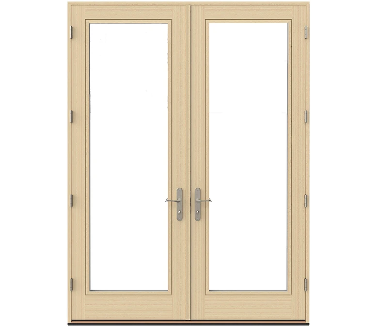 Jefferson City Pella Lifestyle Series Wood Double Hinged Patio Doors