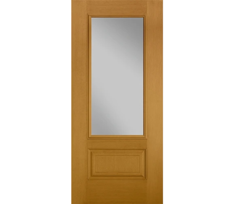 Jefferson City Three Quaters light Fiberglass Entry Door